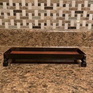 JAN BARBOGLIO small tray with leather insert